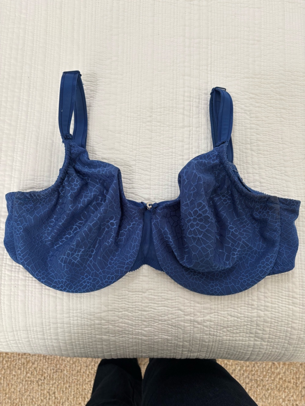 Chantelle Deep Blue Seamless Support Bra 32D